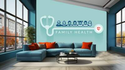 Family health Wall mural