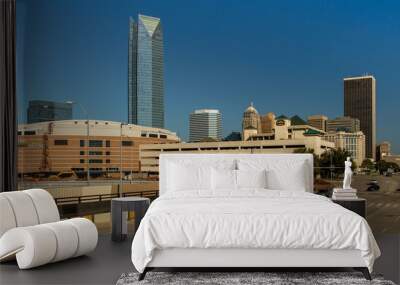 Oklahoma City Skyline, Oklahoma City, Oklahoma Wall mural