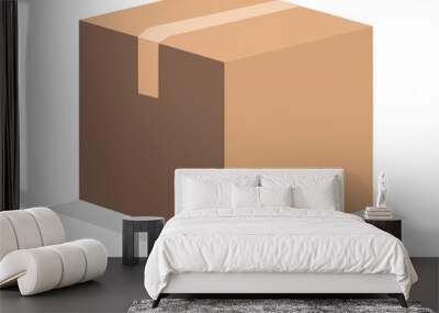 cardboard box Wall mural