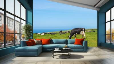 Grazing Cows Wall mural