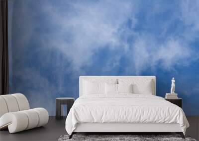 clouds in the blue sky Wall mural