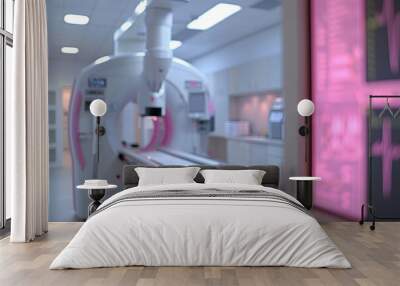 Advanced Mammography Room with Modern Equipment and Soothing Ambiance for Patient Comfort Wall mural