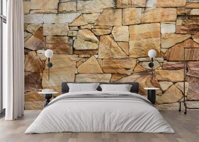 Sandstone rock wall background Wall mural