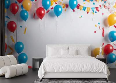 birthday balloon background Wall mural