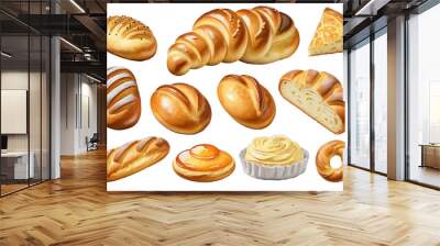 Tasty Pastries and Fresh Breads Wall mural