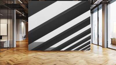 abstract wall of building pattern black and white style Wall mural