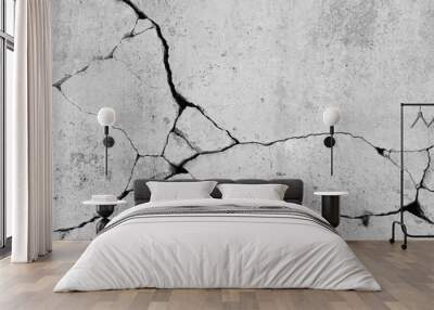 crack concrete wall background Wall mural