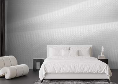 Crumpled white fabric cloth texture Wall mural