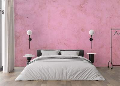 grunge pink plastic with dust texture Wall mural