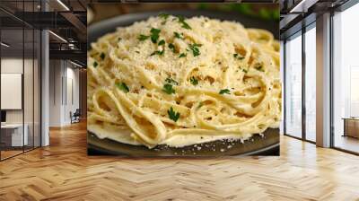 Creamy Alfredo Pasta Wall mural