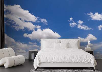 Panorama blue sky with cloud Wall mural