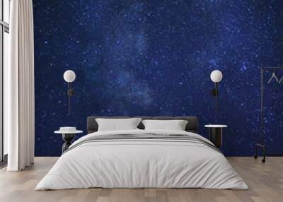 Starry night sky, milky way galaxy with stars and space dust in the universe Wall mural