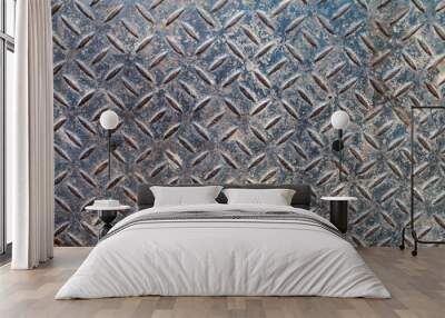 Steel floor texture Wall mural