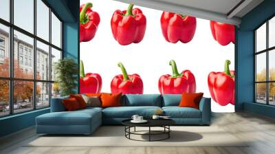 Red Bell Peppers Collection Wall mural