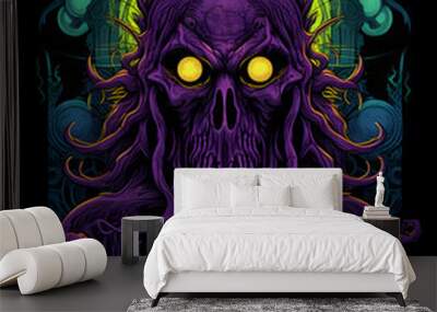 the occult lurked in the shadows Wall mural