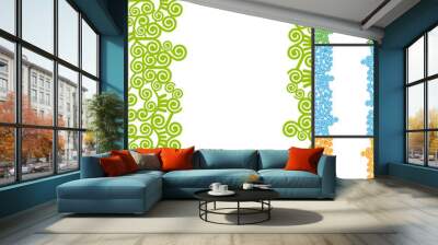 fondos espirales colores vertical Wall mural