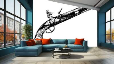 old flintlock pistol Wall mural