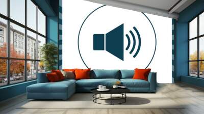 Volume web symbol icon Wall mural