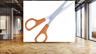 Scissors cartoon icon. Hand craft cutting tool Wall mural