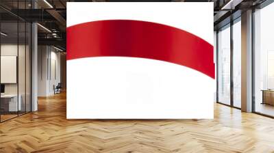 Red ribbon Wall mural