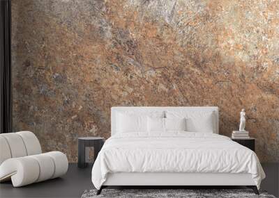 Brown rough marble texture background, Rustic marble with concrete effect, It can be used for interior-exterior home decoration and ceramic tile surface. Wall mural