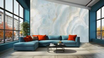 Polished onyx marble with high-resolution, aqua tone emperador marble, natural breccia stone agate surface, modern Italian marble for interior-exterior home decoration tile and ceramic tile surface. Wall mural