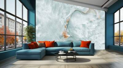 Polished onyx marble with high-resolution, aqua tone emperador marble, natural breccia stone agate surface, modern Italian marble for interior-exterior home decoration tile and ceramic tile surface. Wall mural