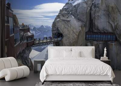 Viewpoints on Aiguille du Midi Wall mural