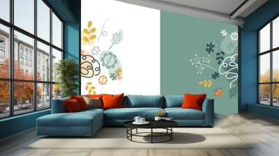 Mental Health illustrations.  Wall mural