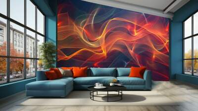 Abstract wave background Wall mural