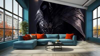 Fantasy style and characters. Dark Wood Elf Ninja Wall mural