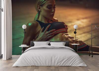 Abdominal muscles Wall mural