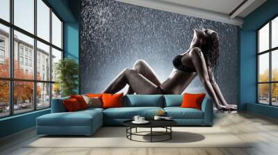 Young sexy woman Wall mural