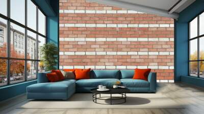 Retro brick wall old texture, great design for any purposes. Wall mural