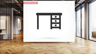 Tableicon vector icon , lorem ipsum Flat design Wall mural