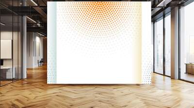 abstract halftone white background set in three colors Wall mural