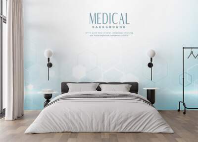 abstract medical science background concept Wall mural