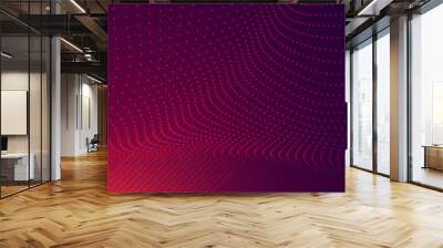 abstract particles dots background banner Wall mural