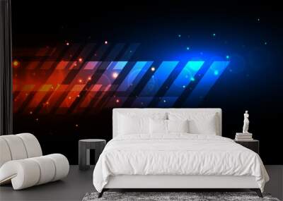 abstract speed light background design Wall mural