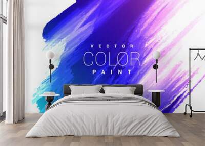 colorful bright ink stain vector design Wall mural