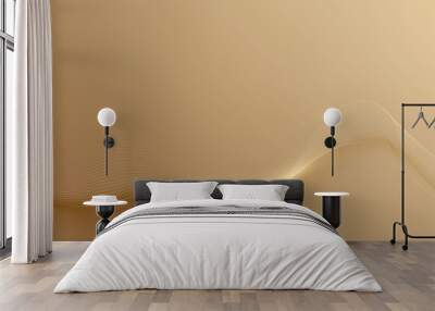 golden smooth lines shiny background Wall mural