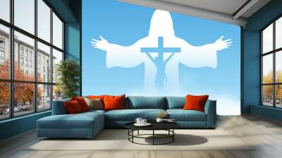 good friday religious backgrounds for jesus worship and prayer Wall mural