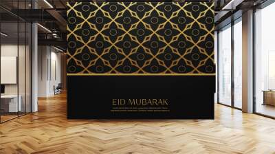 muslim eid festival background with islamic pattern Wall mural