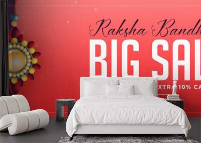 raksha bandhan festival sale discount banner design Wall mural