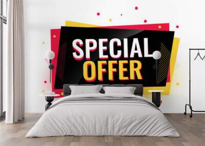 special offer creative sale banner design Wall mural