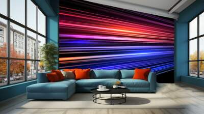 speed trail lines motion background Wall mural