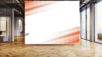 sports style motion halftone pattern background Wall mural