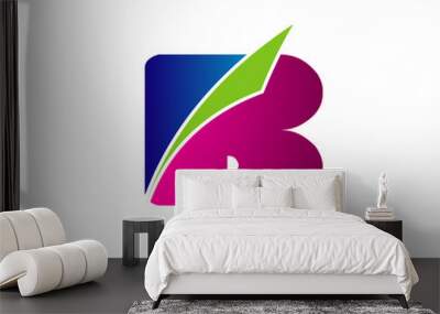 Letter b logo icon design template elements
 Wall mural