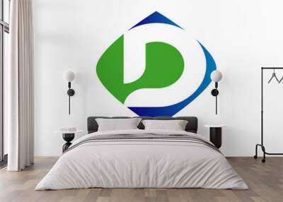 Letter D logo. Creative concept icon
 Wall mural