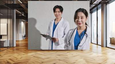 two doctors  Wall mural